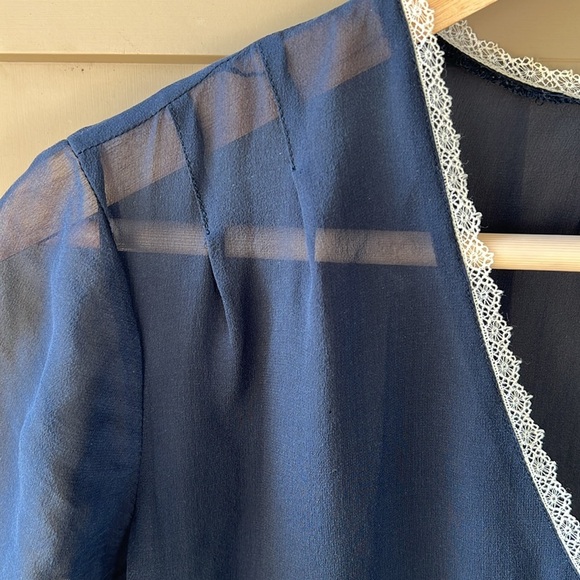 Armand Ventilo Sz 40 (Sz M US) Sheer Silk Midi Maxi Dress - Picture 6 of 11